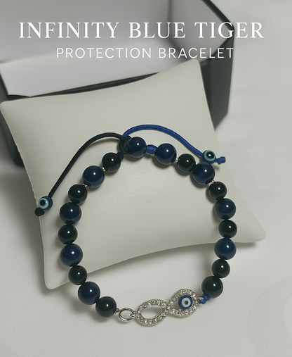 Infinity Blue Tiger -Strength & Focus YourLoveEnergies