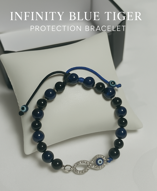 Infinity Blue Tiger -Strength & Focus YourLoveEnergies