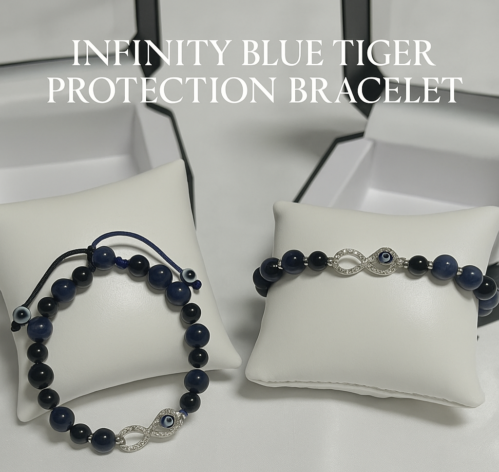 Infinity Blue Tiger -Strength & Focus YourLoveEnergies